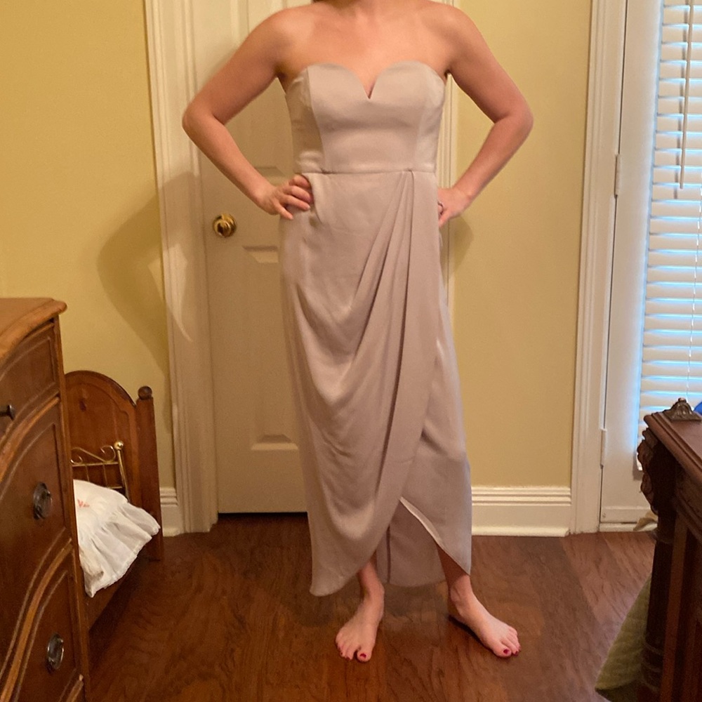 Champagne colored dress